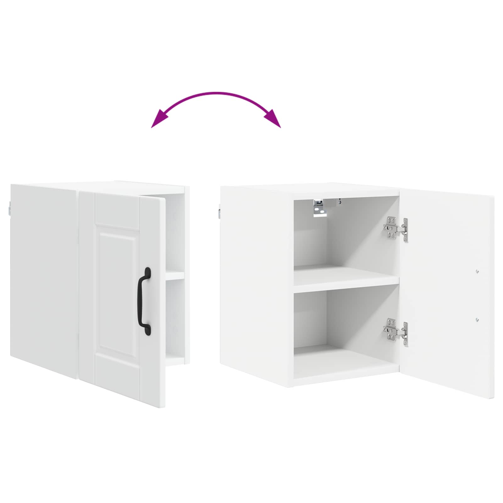 Wandschrank PORTO Weiß 30 x 31 x 40 cm Holzwerkstoff