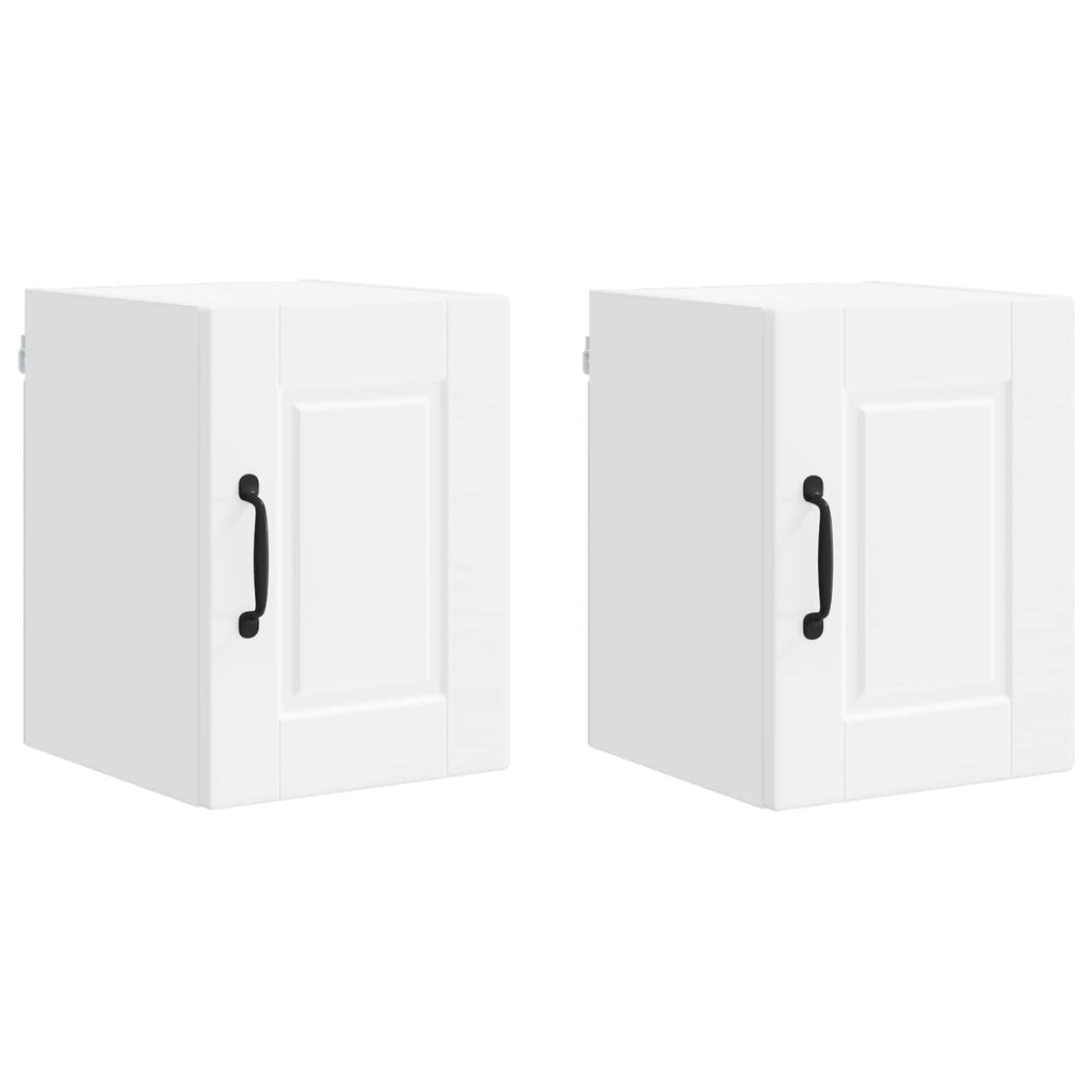 Wandschrank PORTO 2 pcs Weiß 30 x 31 x 40 cm Holzwerkstoff