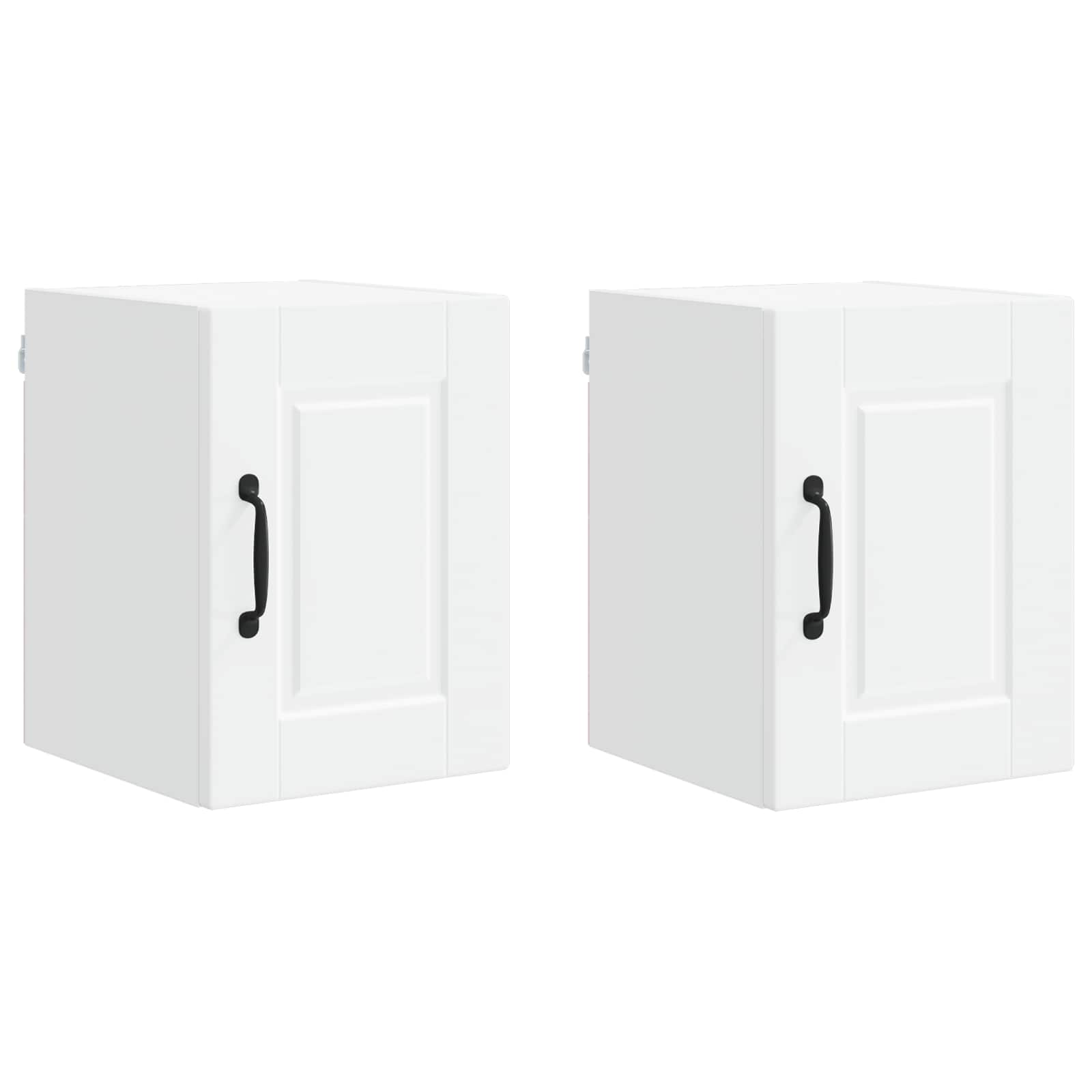 Wandschrank PORTO 2 pcs Weiß 30 x 31 x 40 cm Holzwerkstoff