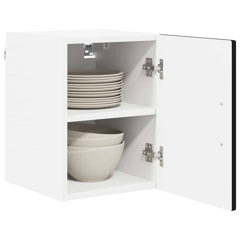 Wandschrank PORTO Schwarz 30 x 31 x 40 cm Holzwerkstoff