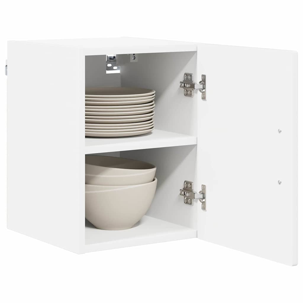 Wandschrank PORTO Hochglanz Weiß 30 x 31 x 40 cm Holzwerkstoff