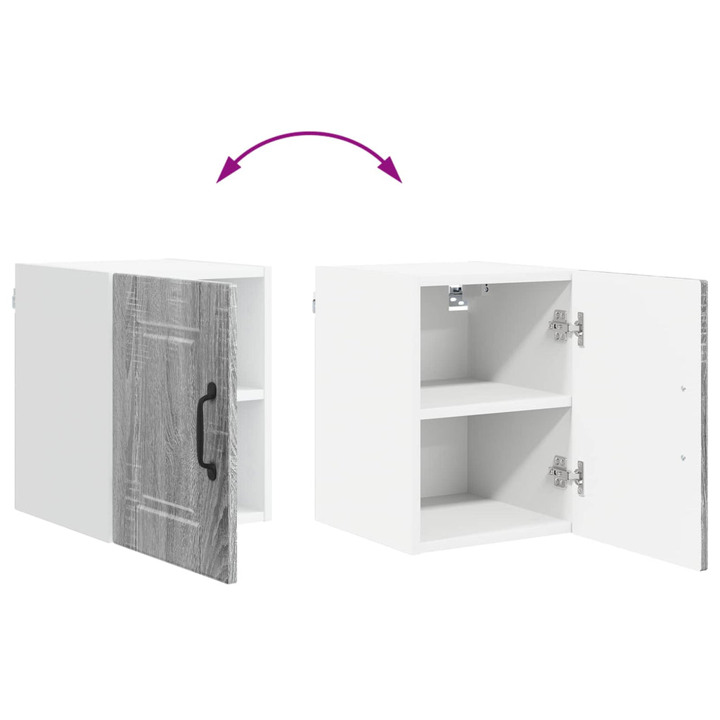 Wandschrank PORTO Graues Sonoma 30 x 31 x 40 cm Holzwerkstoff