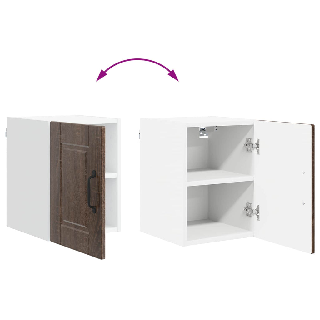 Wandschrank PORTO Braun Eichen-Optik 30 x 31 x 40 cm