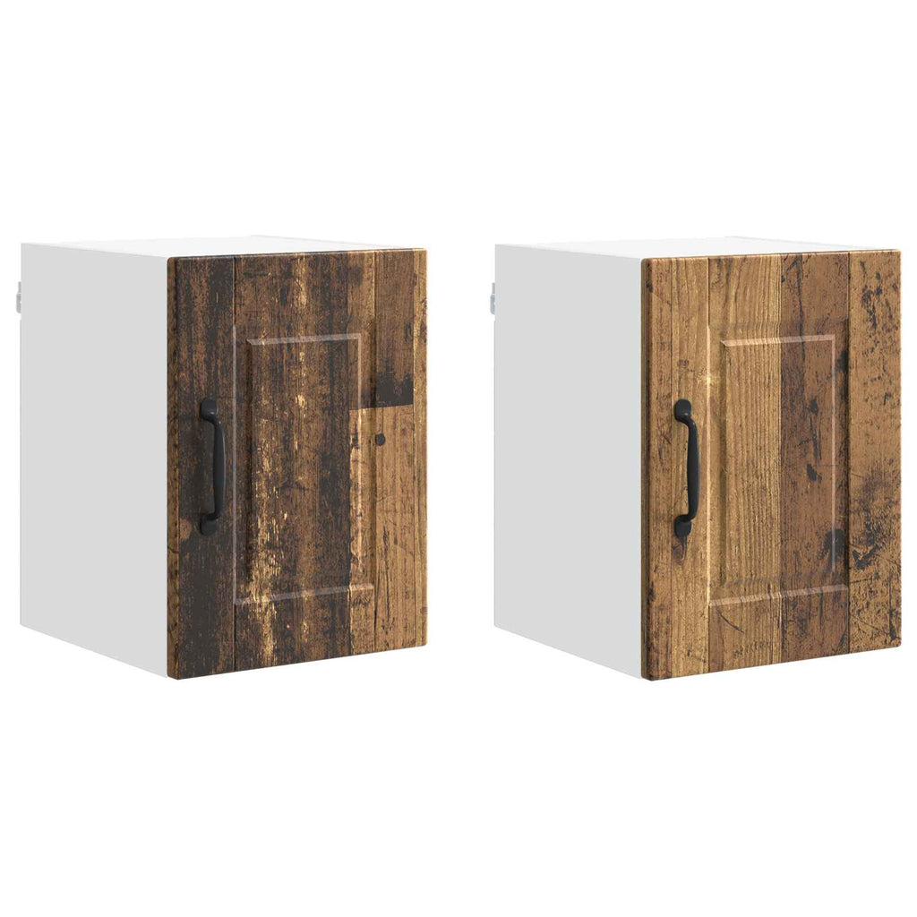 Wandschrank PORTO 2 pcs Altholz 30 x 31 x 40 cm Holzwerkstoff