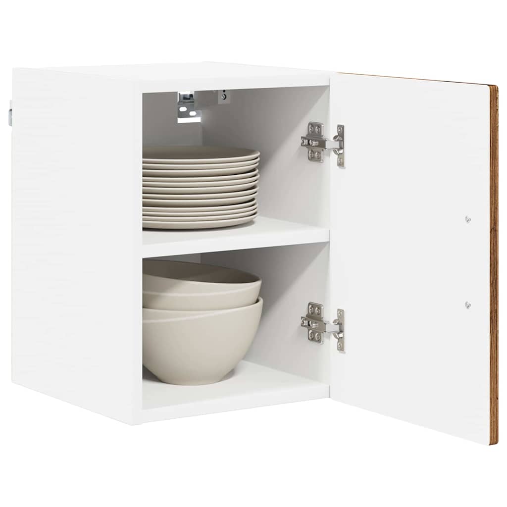 Wandschrank PORTO 2 pcs Altholz 30 x 31 x 40 cm Holzwerkstoff