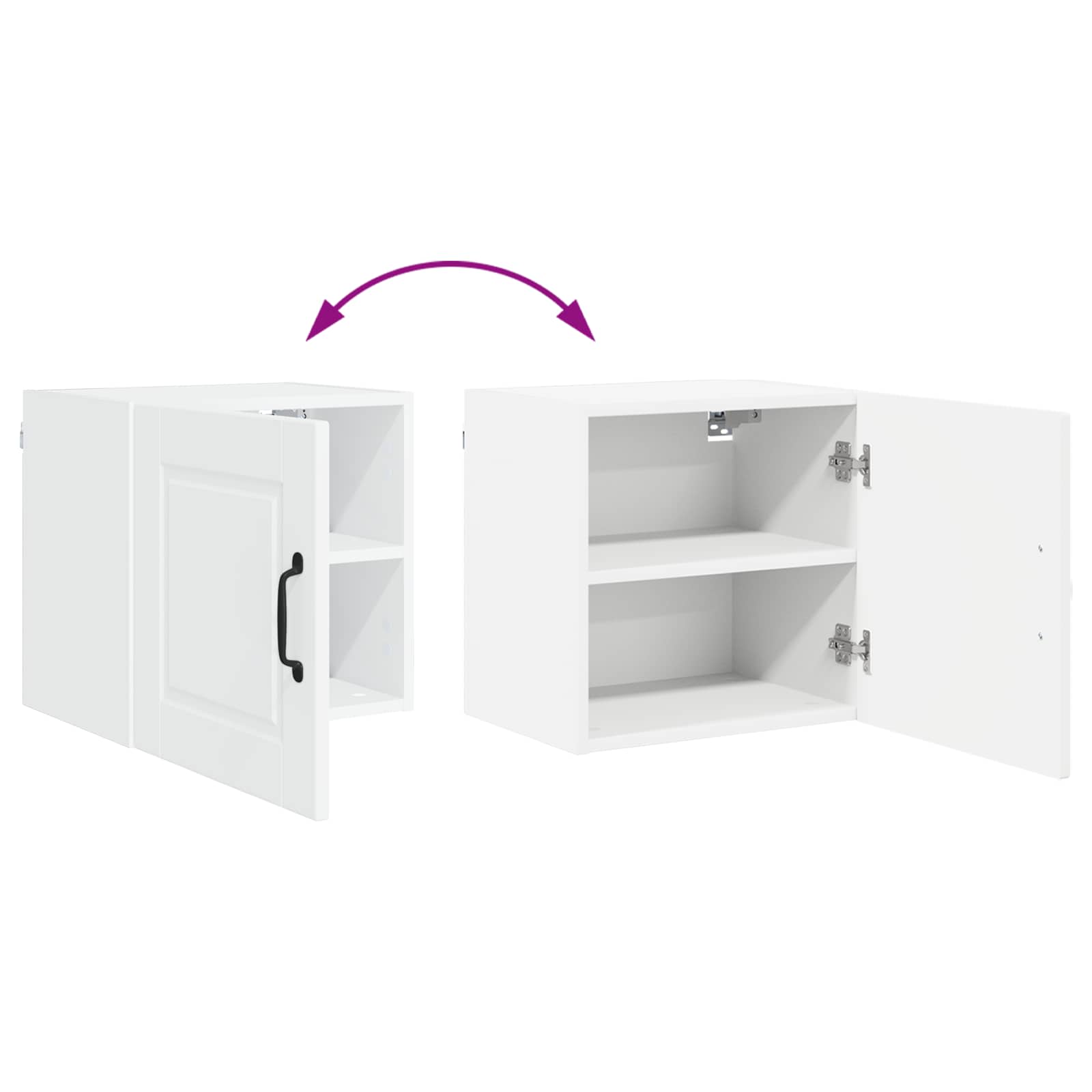 Wandschrank PORTO Weiß 40 x 31 x 40 cm Holzwerkstoff