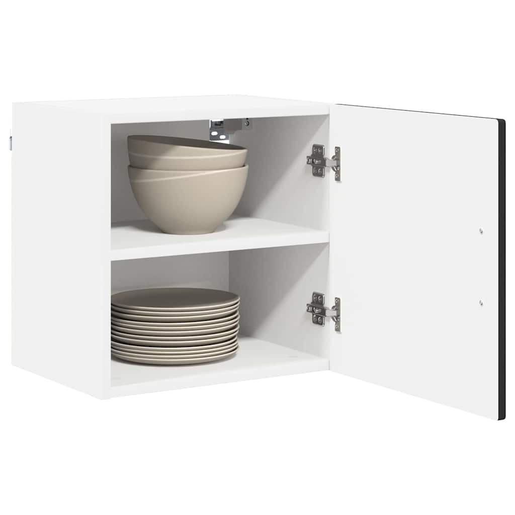 Wandschrank PORTO Schwarz 40 x 31 x 40 cm Holzwerkstoff