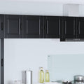 Wandschrank PORTO 2 pcs Schwarz 40 x 31 x 40 cm Holzwerkstoff