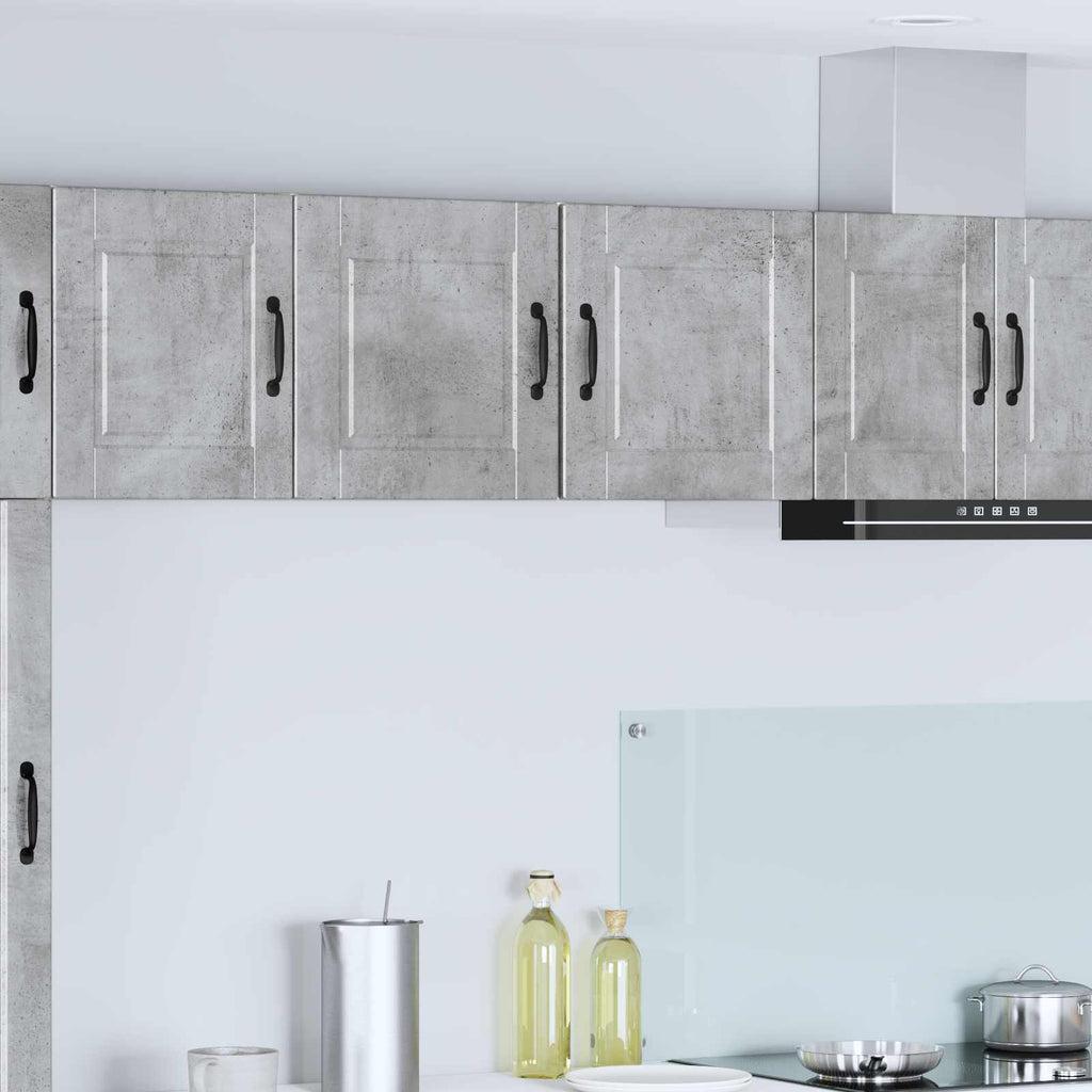 Wandschrank PORTO Beton Grau 40 x 31 x 40 cm Holzwerkstoff