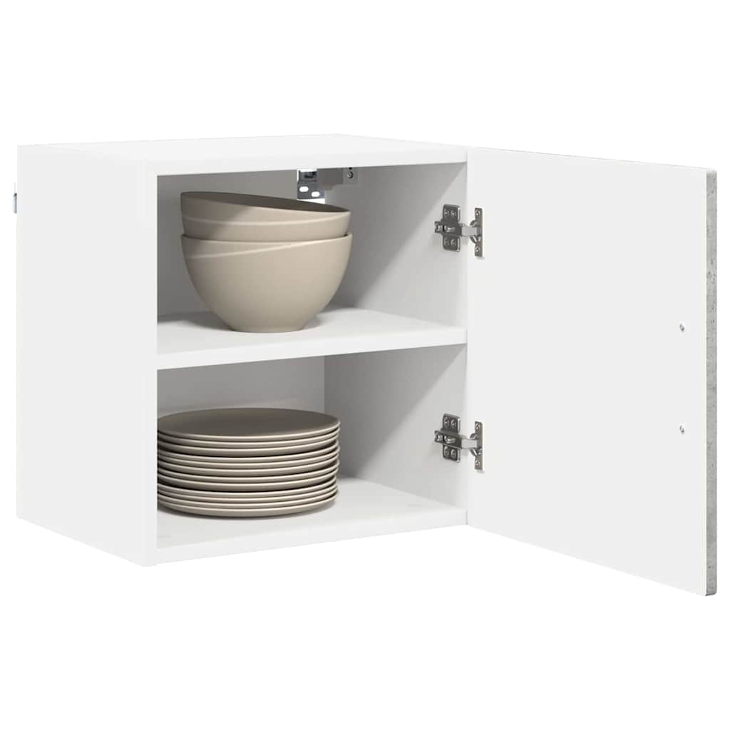 Wandschrank PORTO Beton Grau 40 x 31 x 40 cm Holzwerkstoff