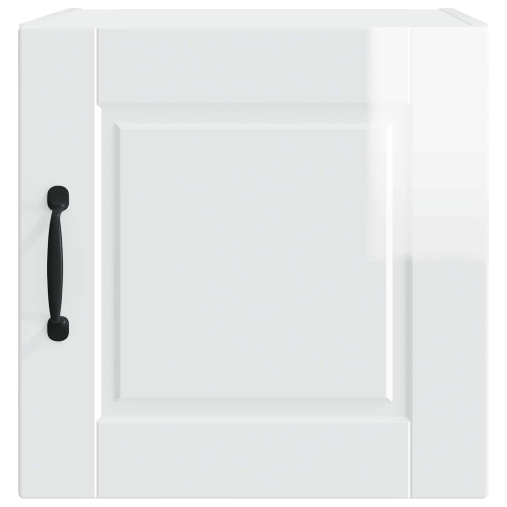Wandschrank PORTO Hochglanz Weiß 40 x 31 x 40 cm Holzwerkstoff