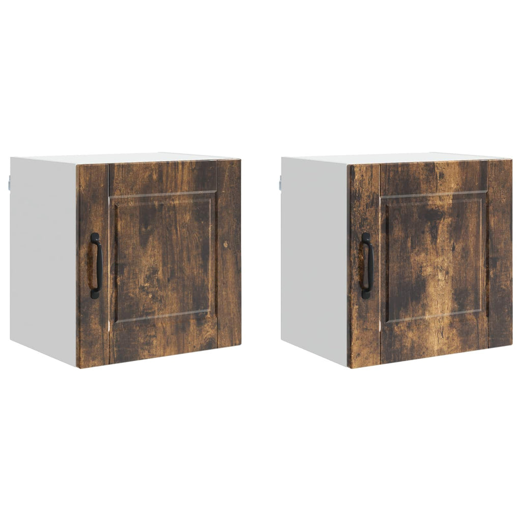 Wandschrank PORTO 2 pcs Geräucherte Eiche 40 x 31 x 40 cm