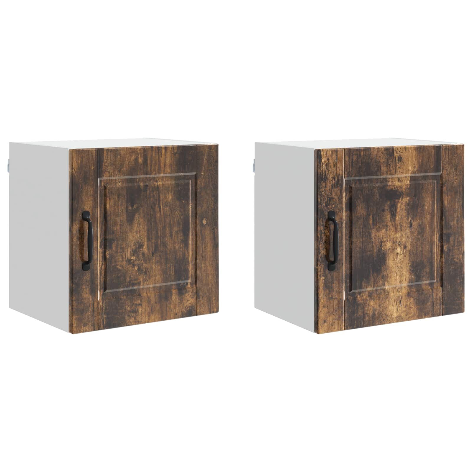 Wandschrank PORTO 2 pcs Geräucherte Eiche 40 x 31 x 40 cm