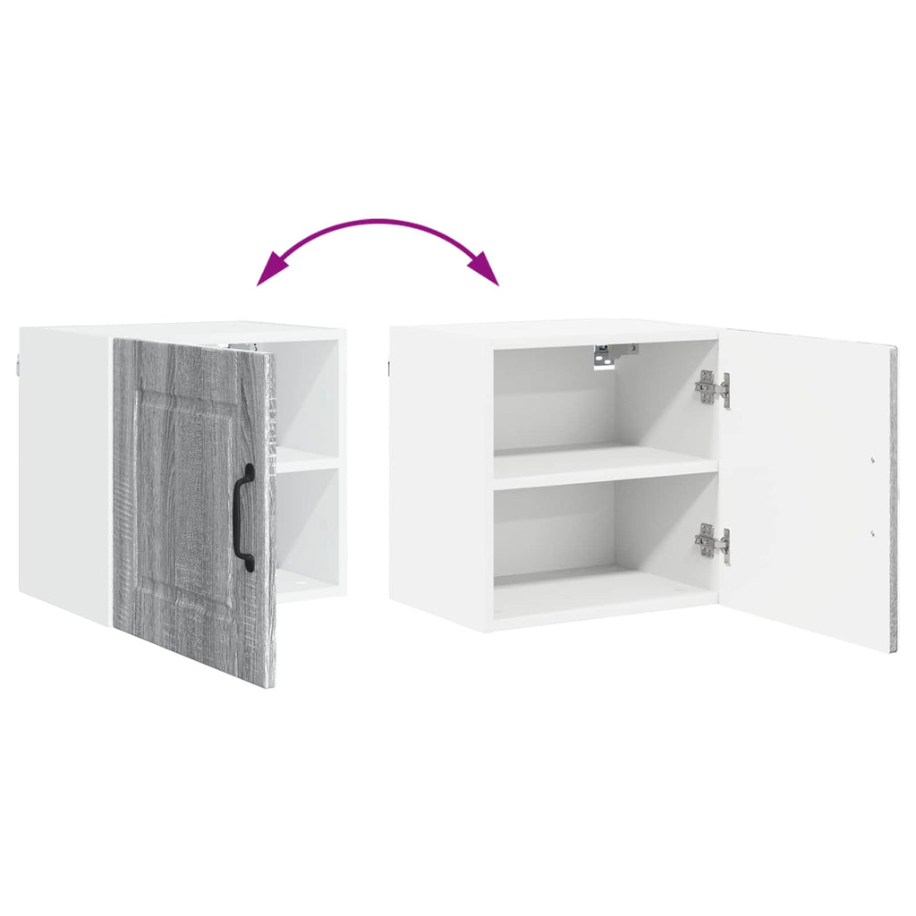 Wandschrank PORTO Graues Sonoma 40 x 31 x 40 cm Holzwerkstoff