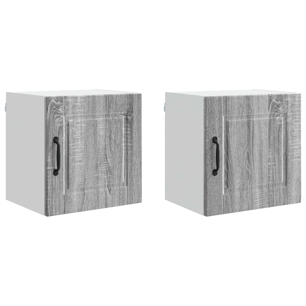 Wandschrank PORTO 2 pcs Graues Sonoma 40 x 31 x 40 cm