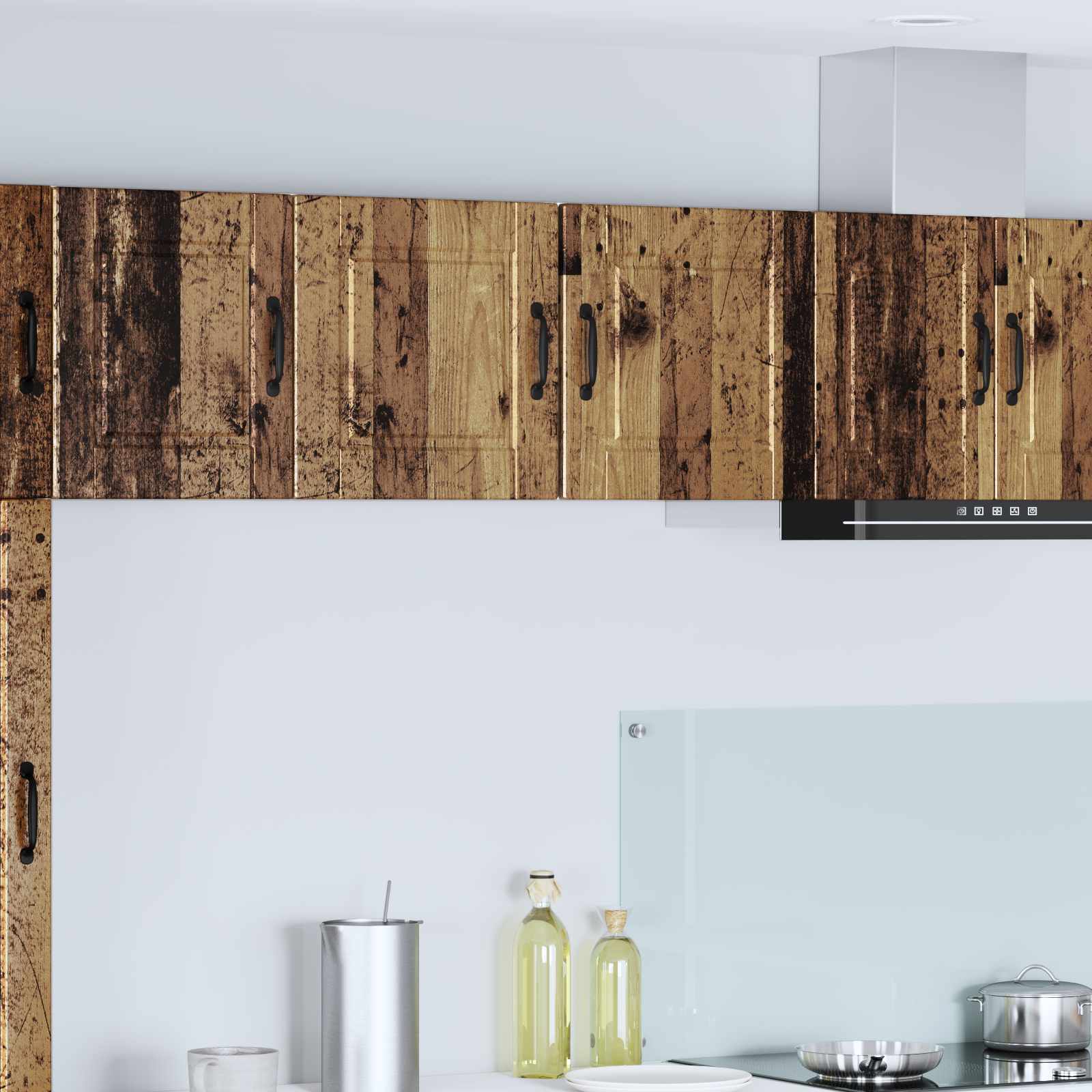 Wandschrank PORTO 2 pcs Altholz 40 x 31 x 40 cm Holzwerkstoff