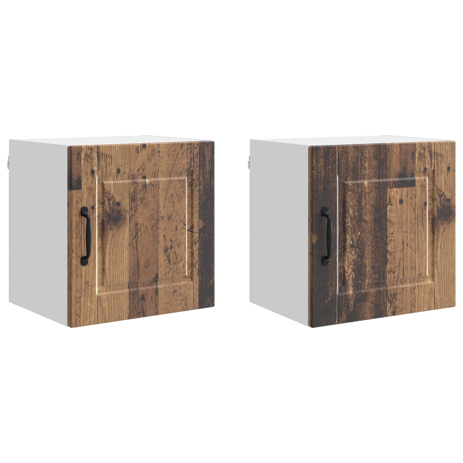 Wandschrank PORTO 2 pcs Altholz 40 x 31 x 40 cm Holzwerkstoff
