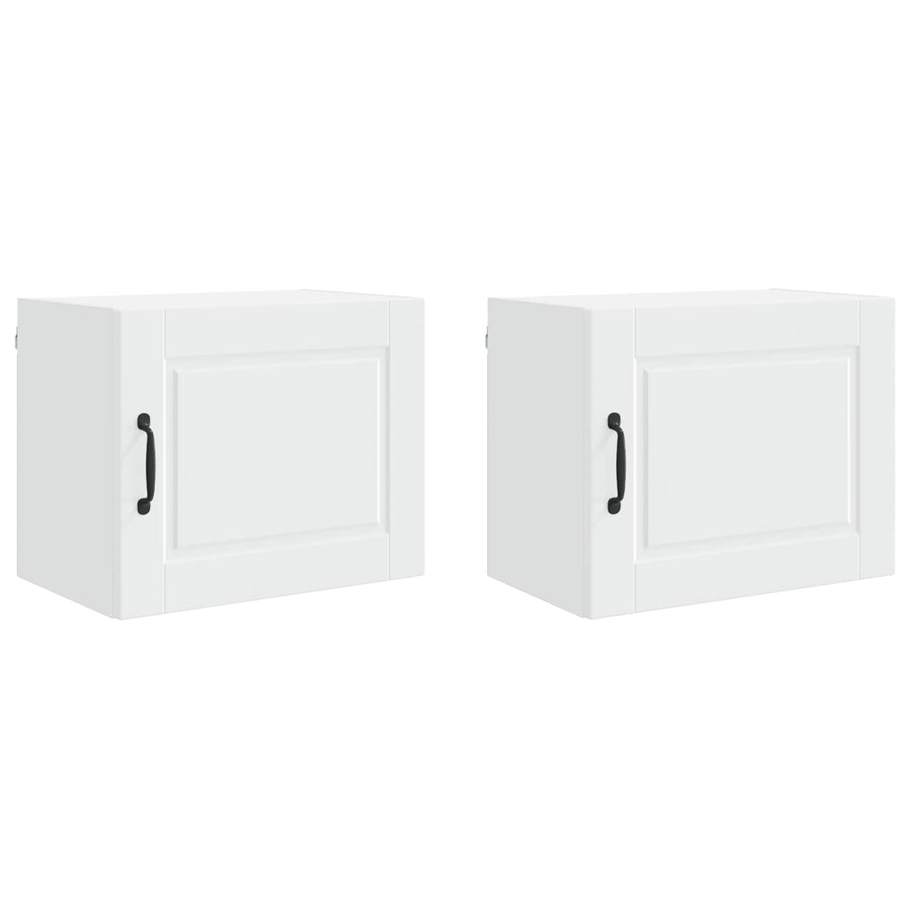 Wandschrank PORTO 2 pcs Weiß 50 x 31 x 40 cm Holzwerkstoff