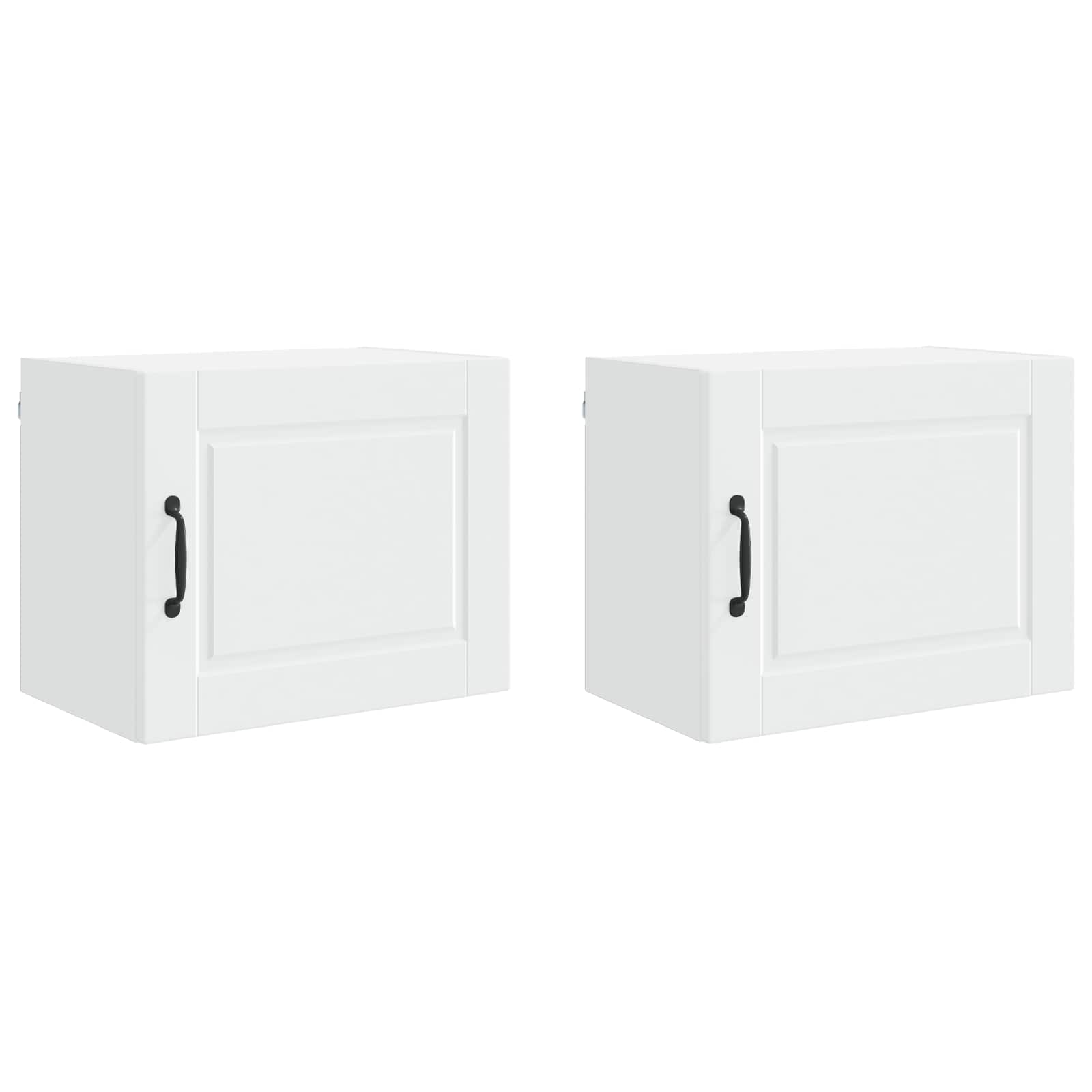 Wandschrank PORTO 2 pcs Weiß 50 x 31 x 40 cm Holzwerkstoff
