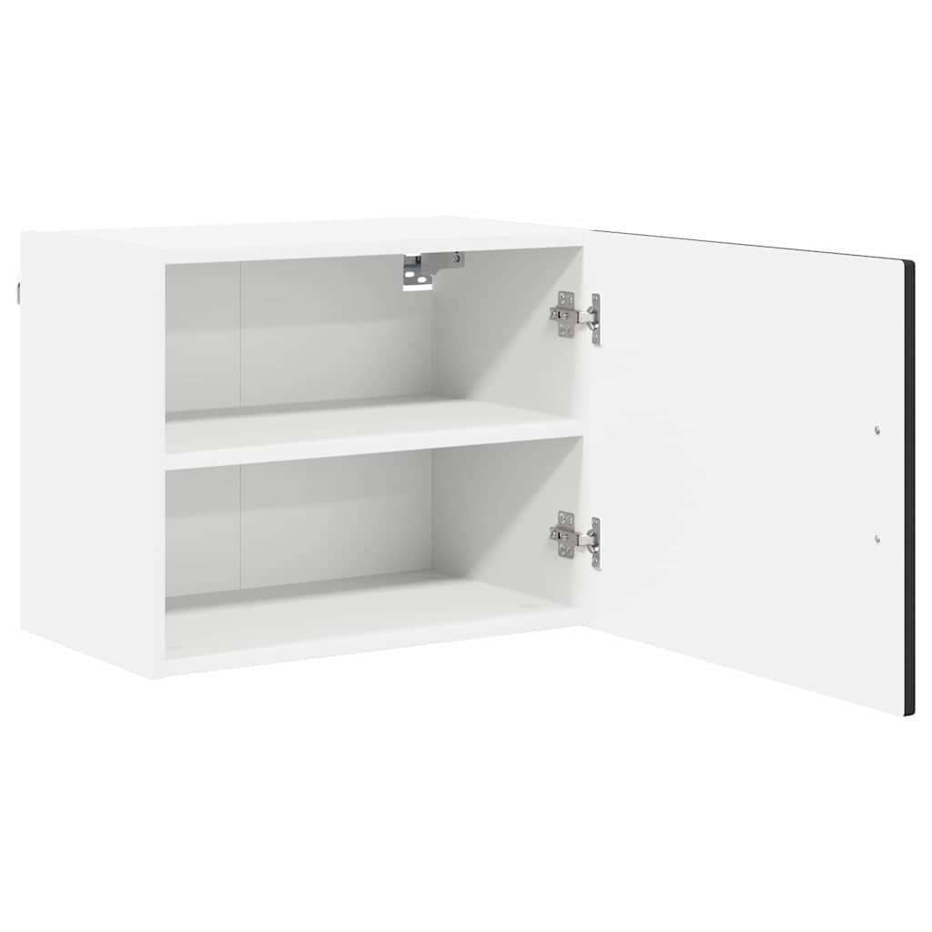 Wandschrank PORTO Schwarz 50 x 31 x 40 cm Holzwerkstoff