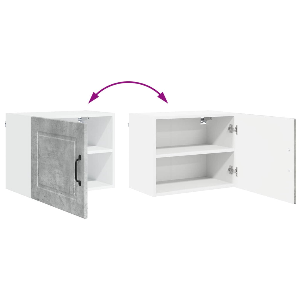 Wandschrank PORTO Beton Grau 50 x 31 x 40 cm Holzwerkstoff