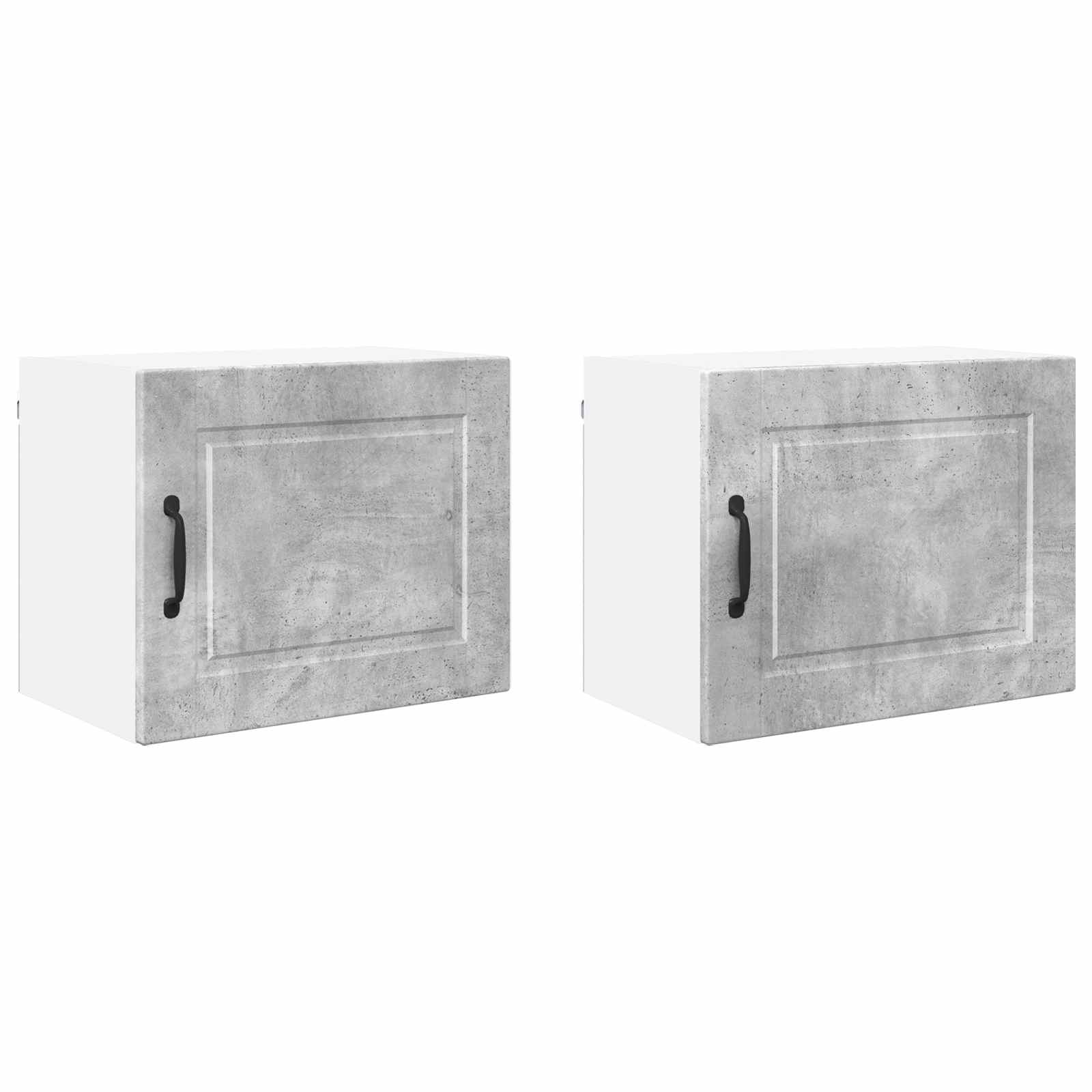 Wandschrank PORTO 2 pcs Beton Grau 50 x 31 x 40 cm