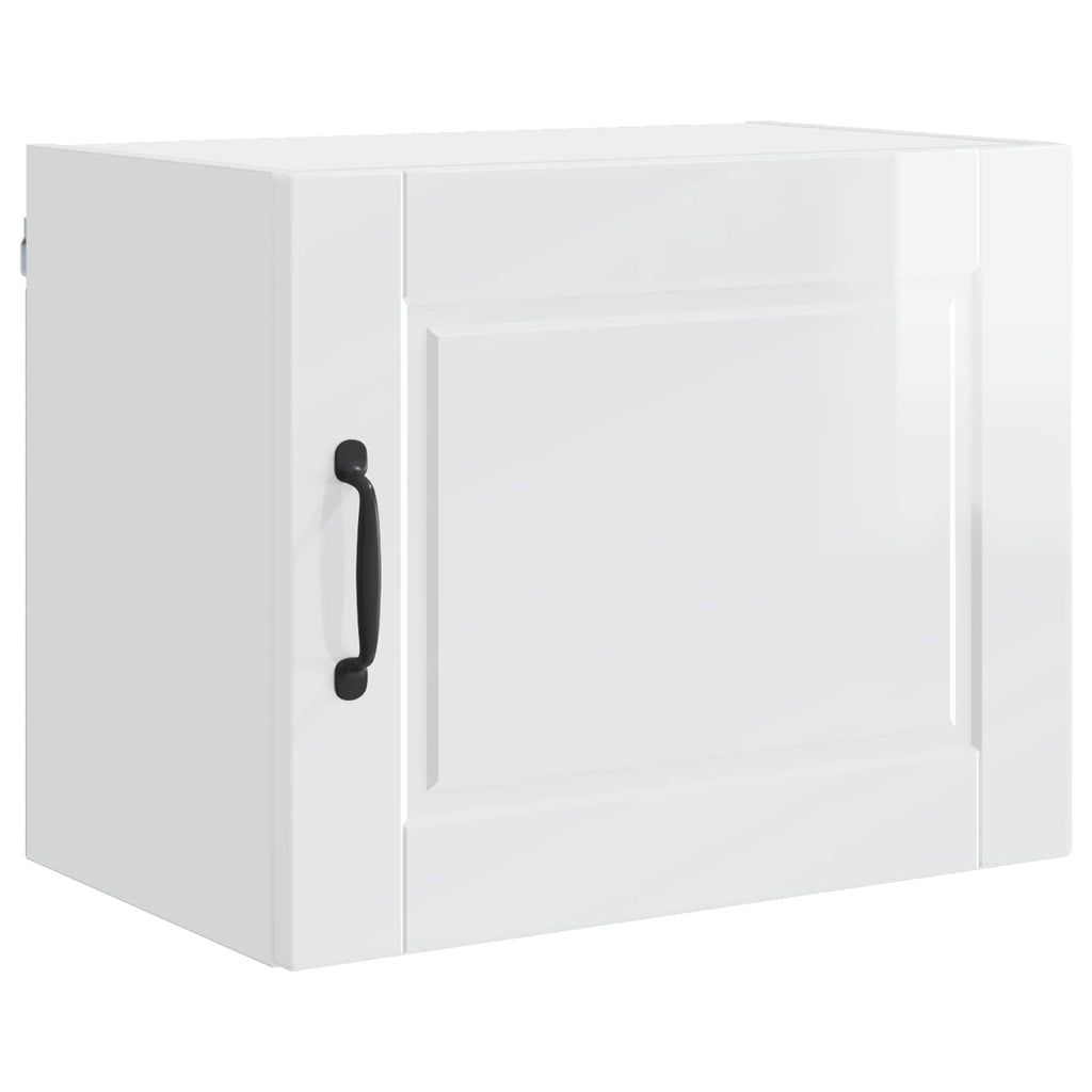 Wandschrank PORTO Hochglanz Weiß 50 x 31 x 40 cm Holzwerkstoff