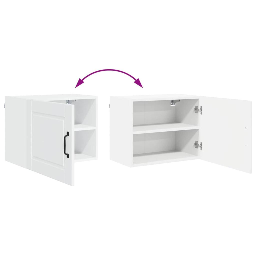Wandschrank PORTO Hochglanz Weiß 50 x 31 x 40 cm Holzwerkstoff