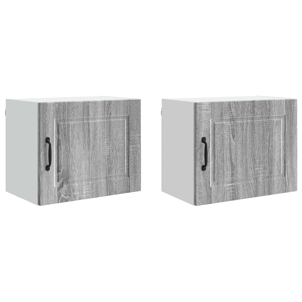 Wandschrank PORTO 2 pcs Graues Sonoma 50 x 31 x 40 cm