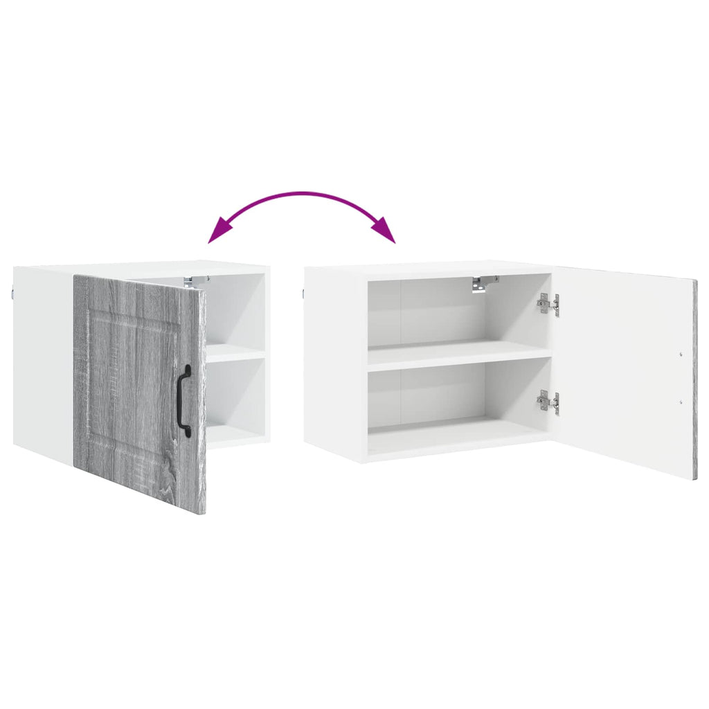 Wandschrank PORTO 2 pcs Graues Sonoma 50 x 31 x 40 cm