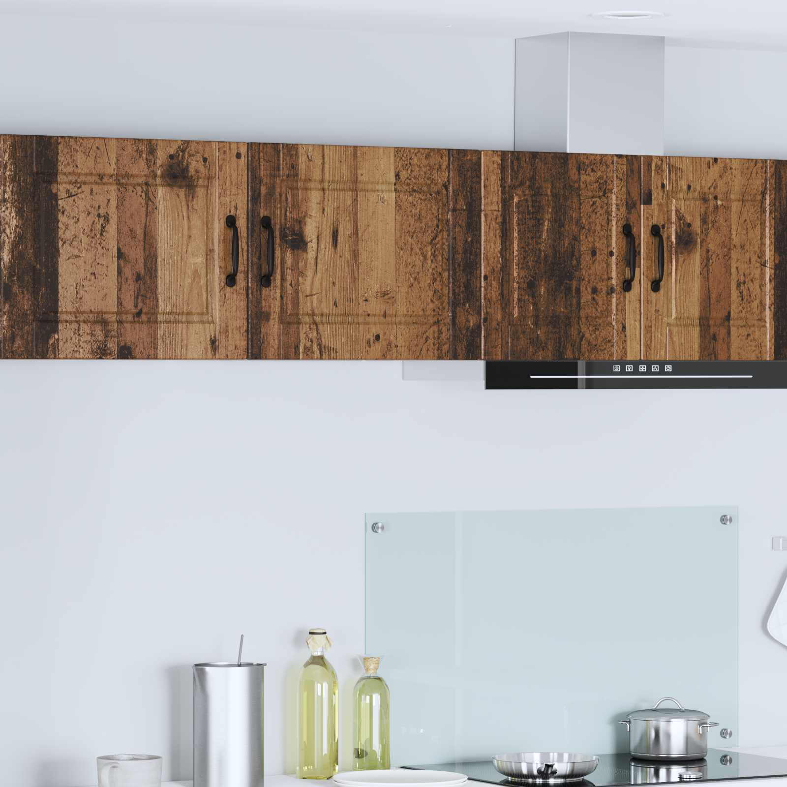 Wandschrank PORTO 2 pcs Altholz 50 x 31 x 40 cm Holzwerkstoff