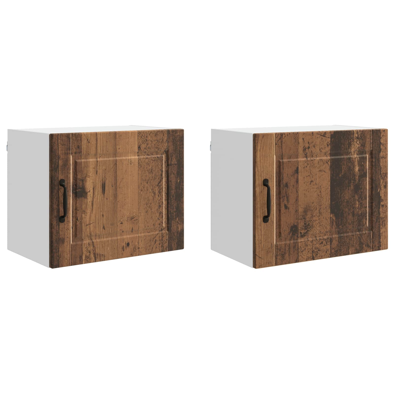 Wandschrank PORTO 2 pcs Altholz 50 x 31 x 40 cm Holzwerkstoff