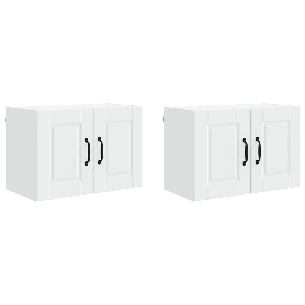 Wandschrank PORTO 2 pcs Weiß 60 x 31 x 40 cm Holzwerkstoff