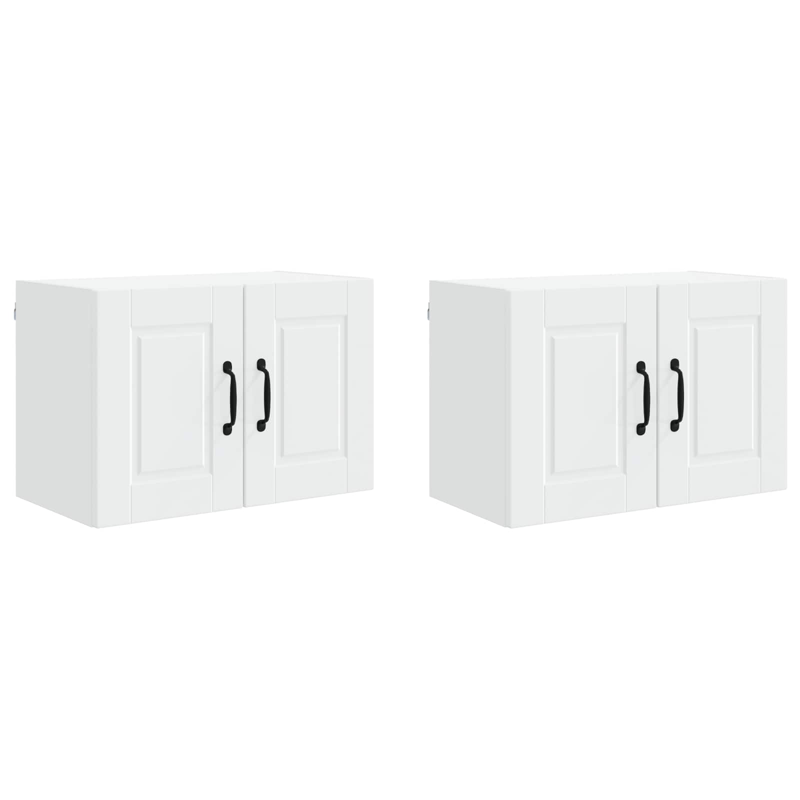 Wandschrank PORTO 2 pcs Weiß 60 x 31 x 40 cm Holzwerkstoff