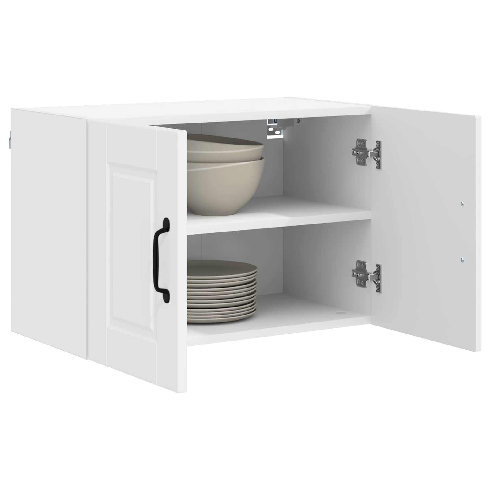 Wandschrank PORTO 2 pcs Weiß 60 x 31 x 40 cm Holzwerkstoff