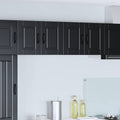 Wandschrank PORTO Schwarz 60 x 31 x 40 cm Holzwerkstoff
