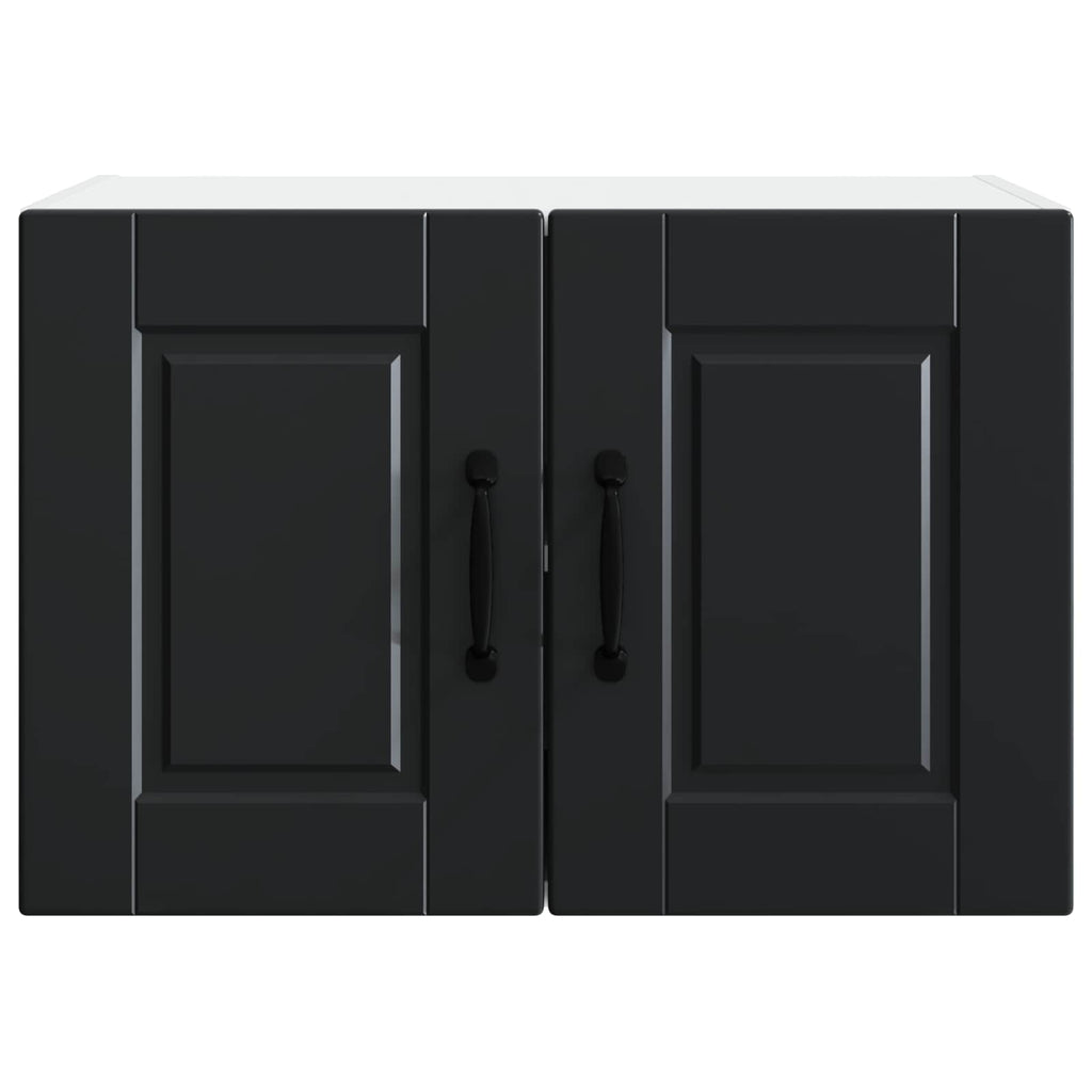 Wandschrank PORTO Schwarz 60 x 31 x 40 cm Holzwerkstoff