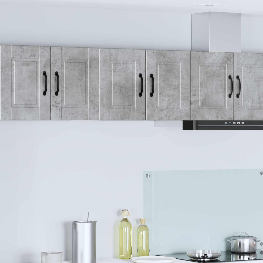 Wandschrank PORTO 2 pcs Beton Grau 60 x 31 x 40 cm