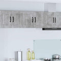 Wandschrank PORTO 2 pcs Beton Grau 60 x 31 x 40 cm