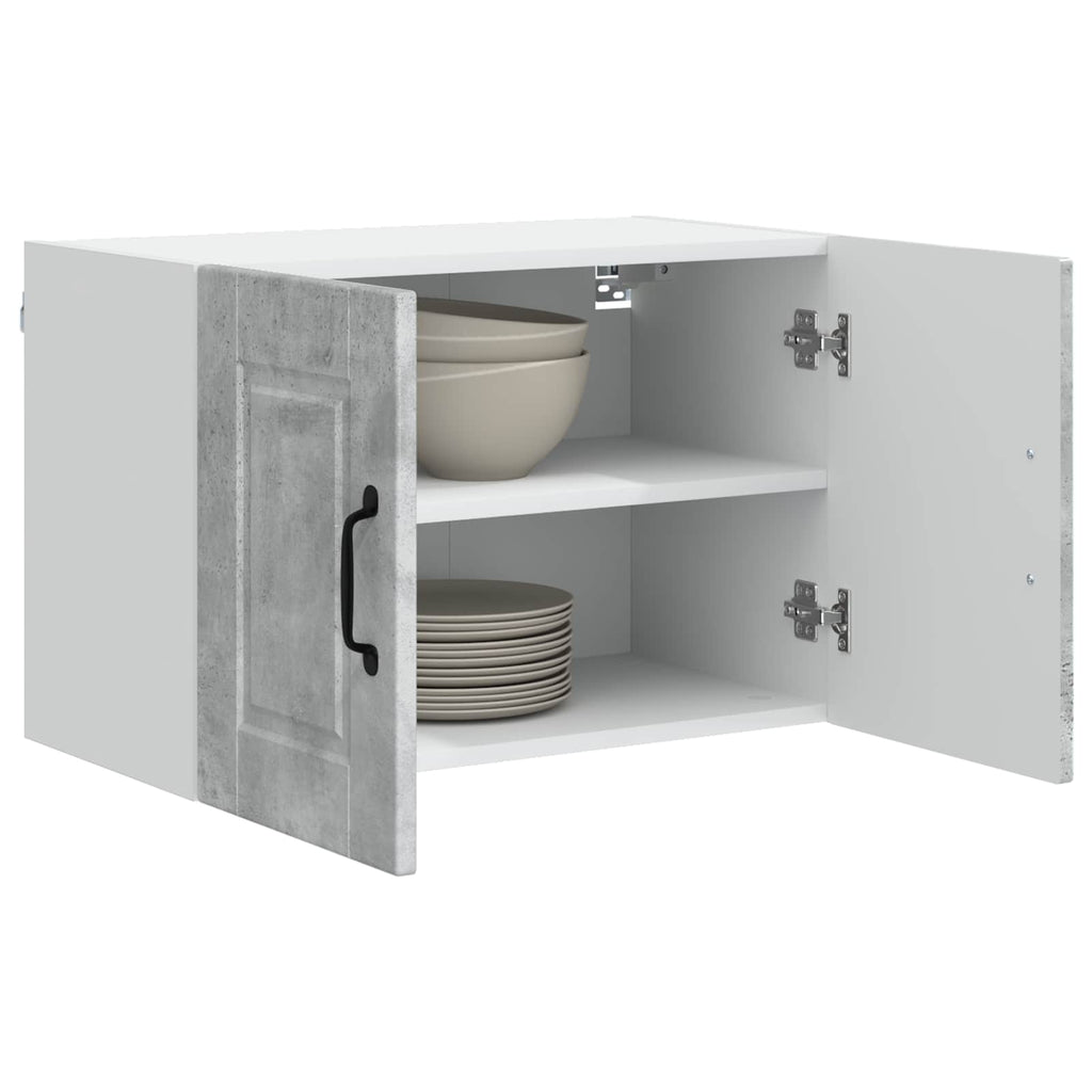 Wandschrank PORTO 2 pcs Beton Grau 60 x 31 x 40 cm