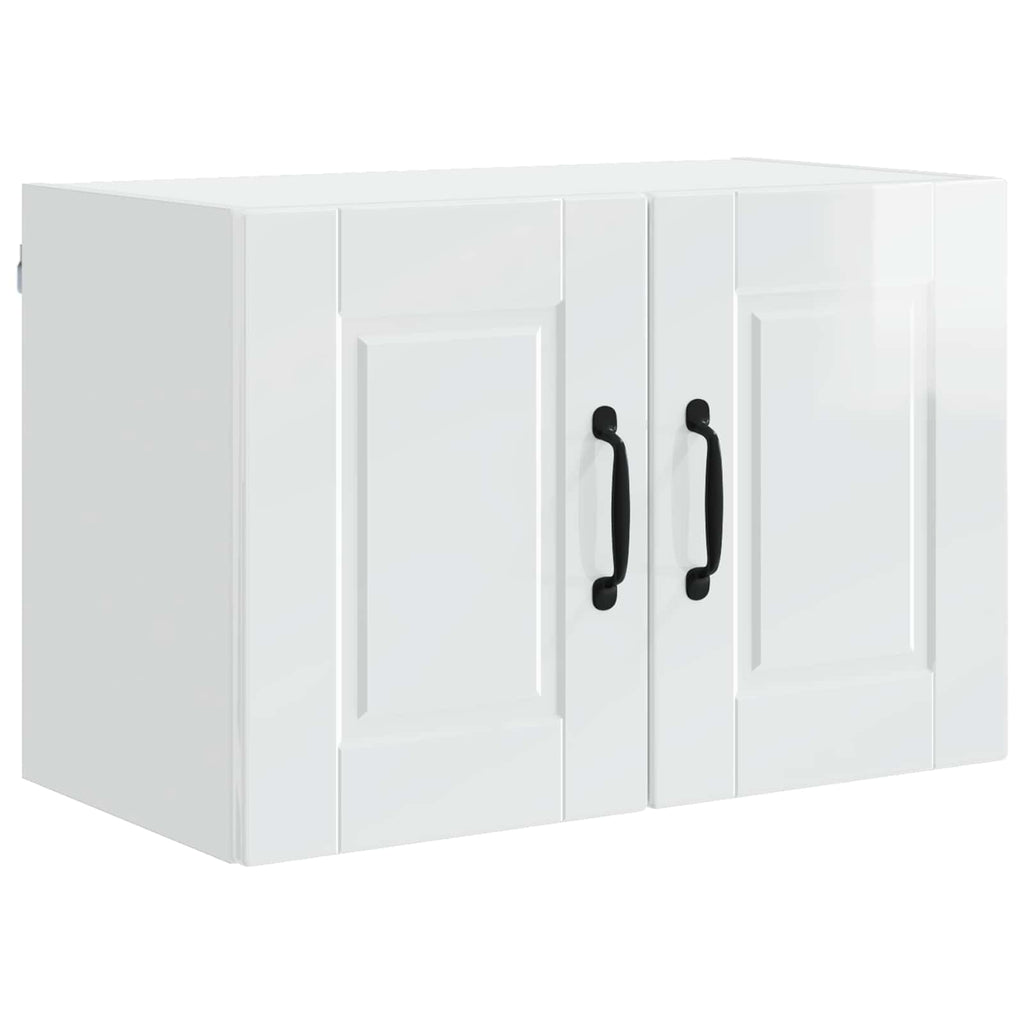 Wandschrank PORTO Hochglanz Weiß 60 x 31 x 40 cm Holzwerkstoff