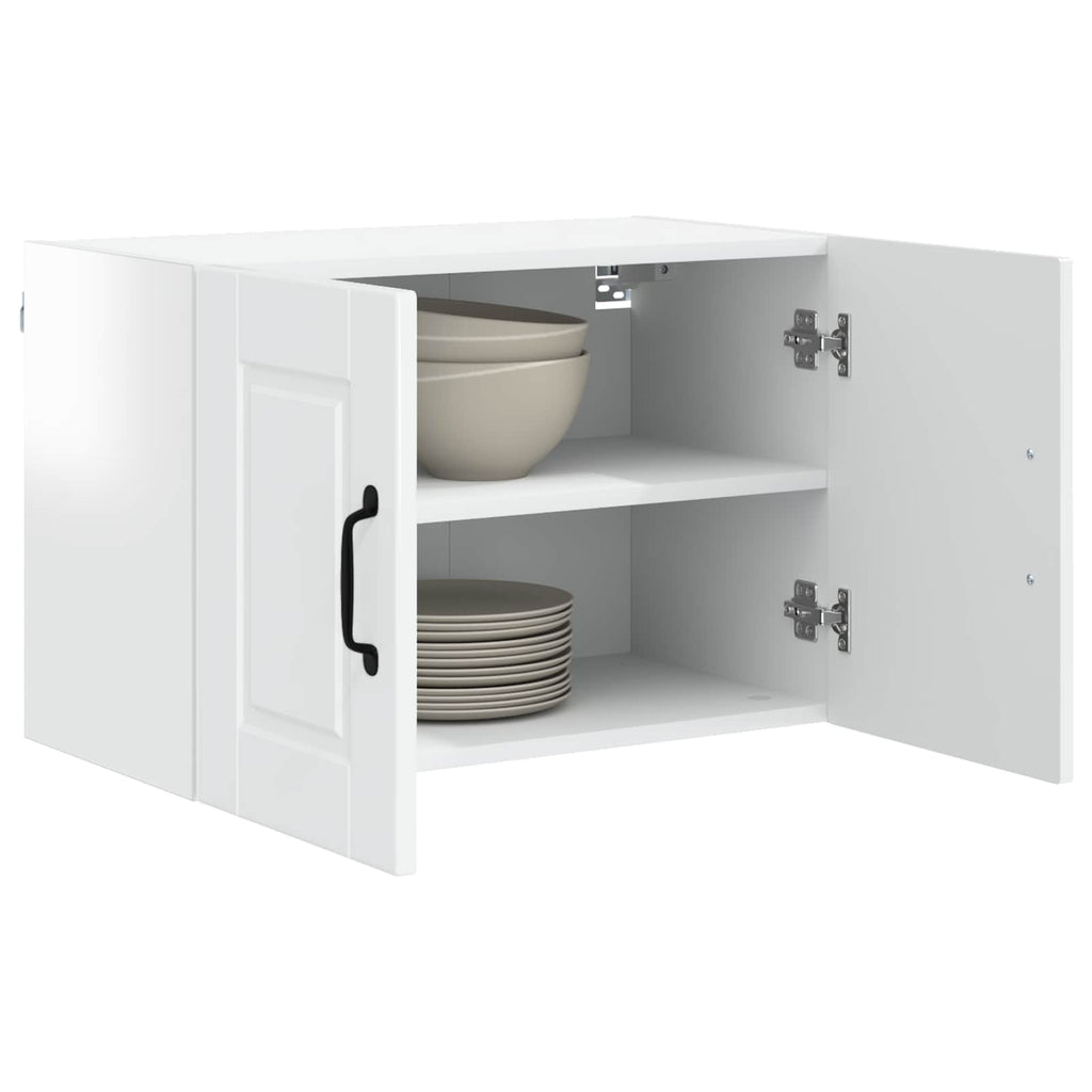 Wandschrank PORTO Hochglanz Weiß 60 x 31 x 40 cm Holzwerkstoff