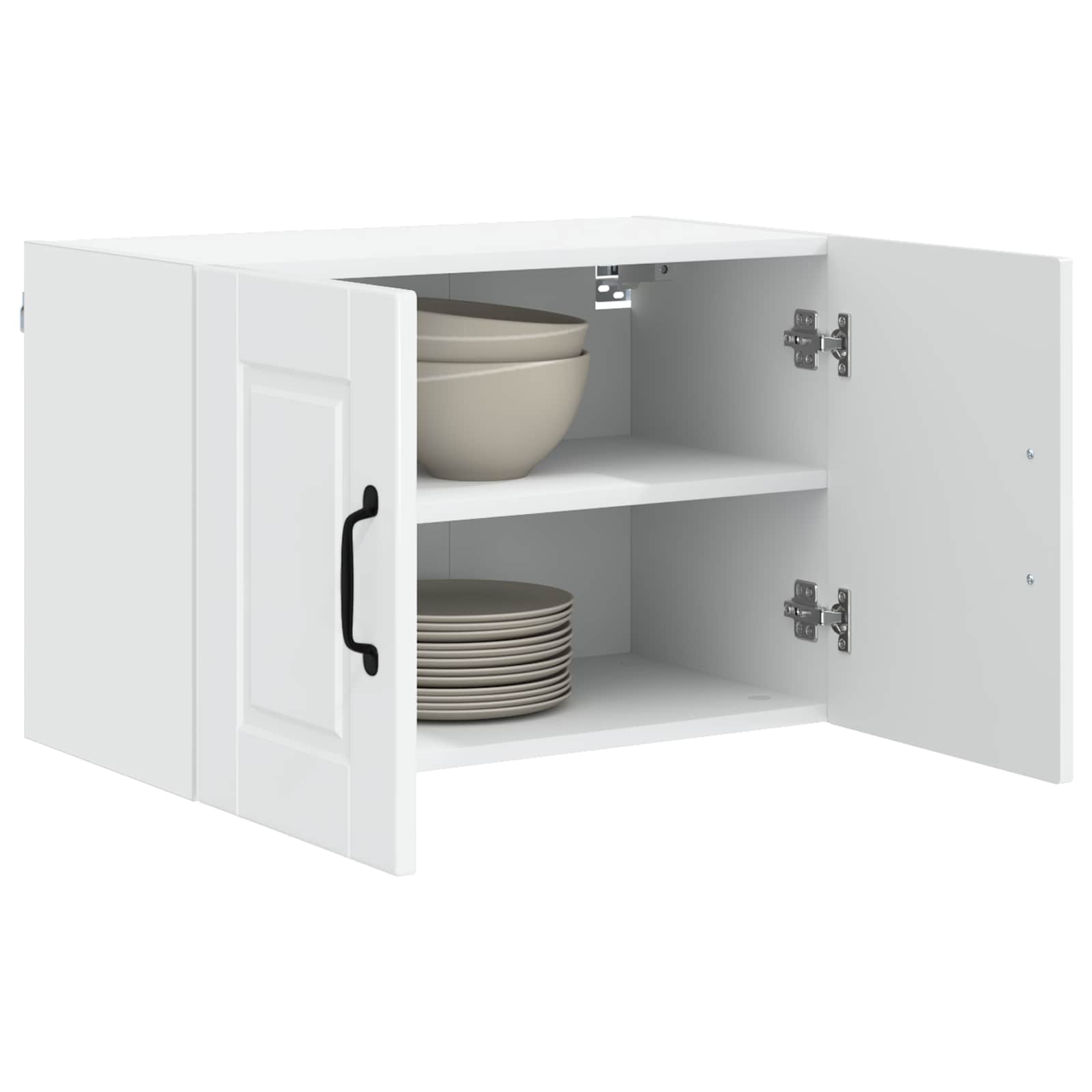 Wandschrank PORTO 2 pcs Hochglanz Weiß 60 x 31 x 40 cm