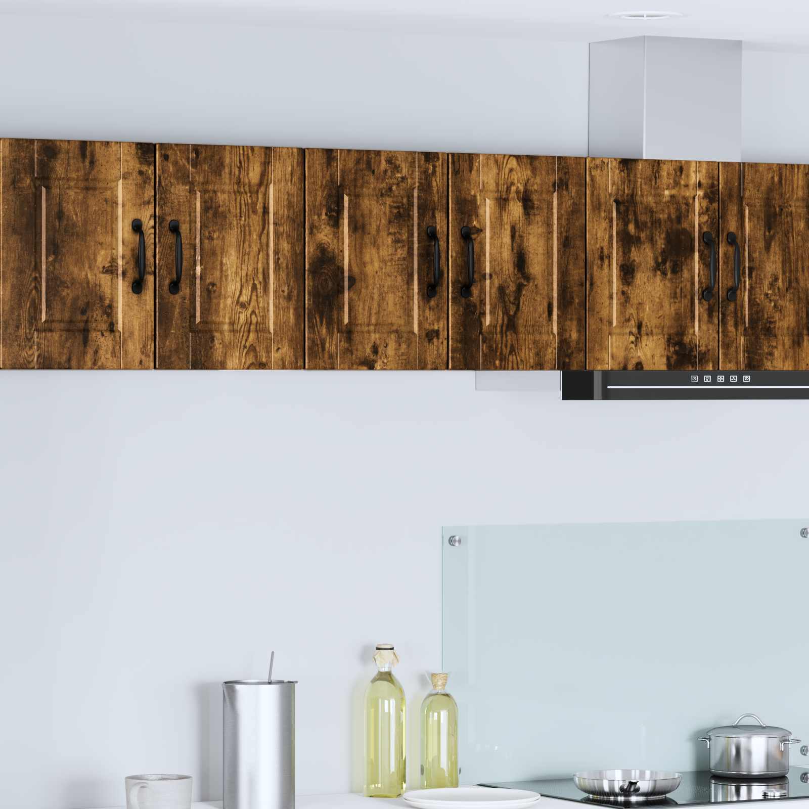 Wandschrank PORTO Geräucherte Eiche 60 x 31 x 40 cm