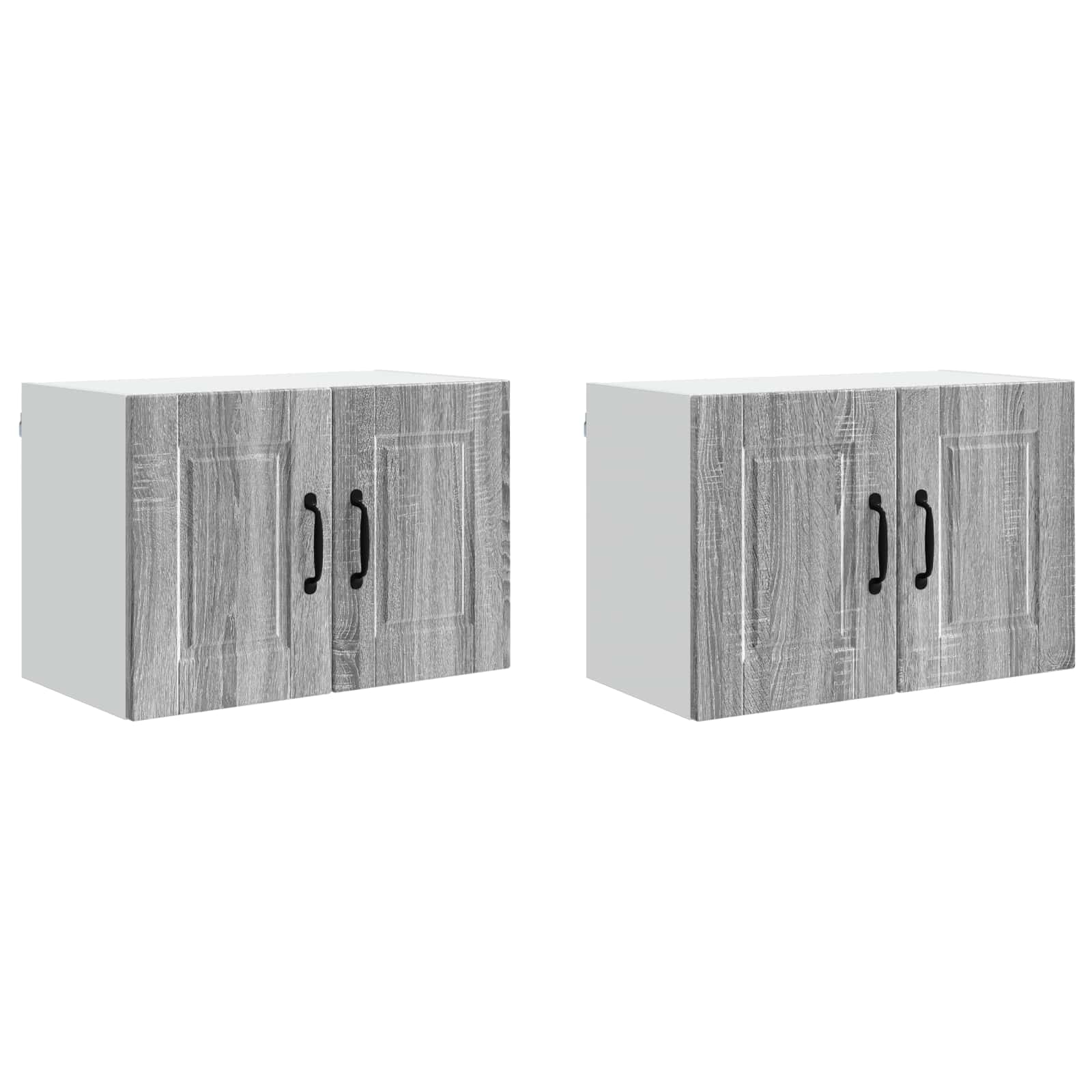Wandschrank PORTO 2 pcs Graues Sonoma 60 x 31 x 40 cm