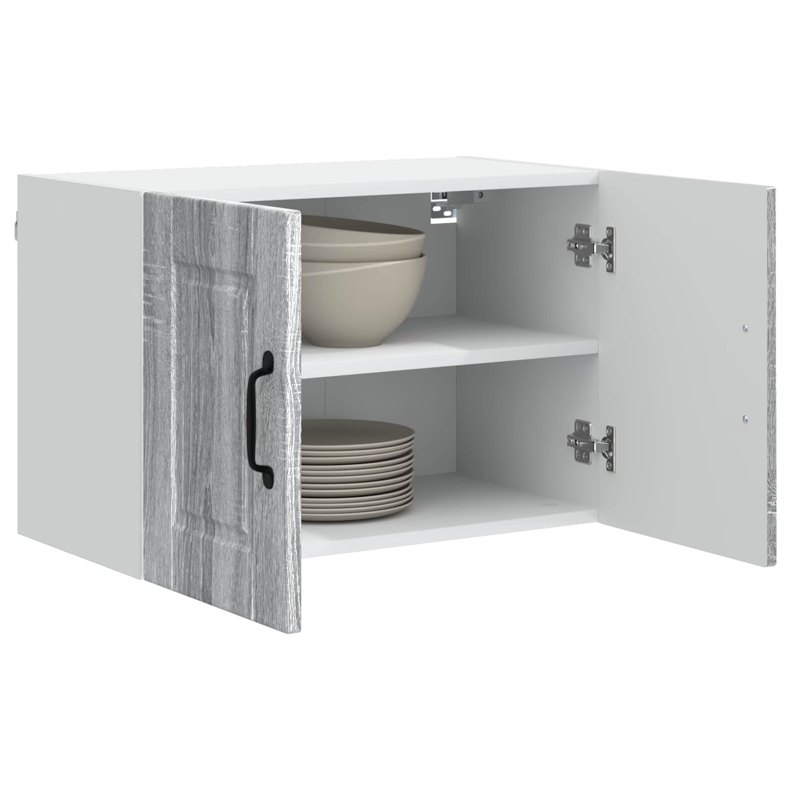 Wandschrank PORTO 2 pcs Graues Sonoma 60 x 31 x 40 cm