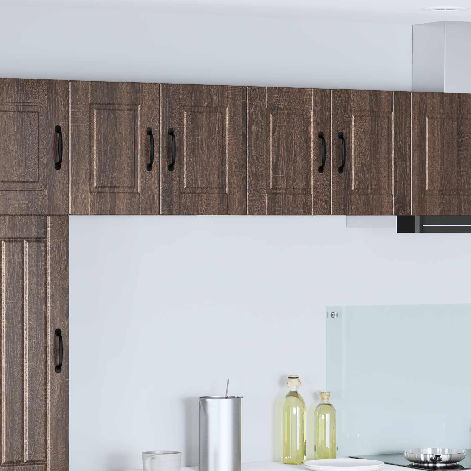 Wandschrank PORTO 2 pcs Braun Eichen-Optik 60 x 31 x 40 cm
