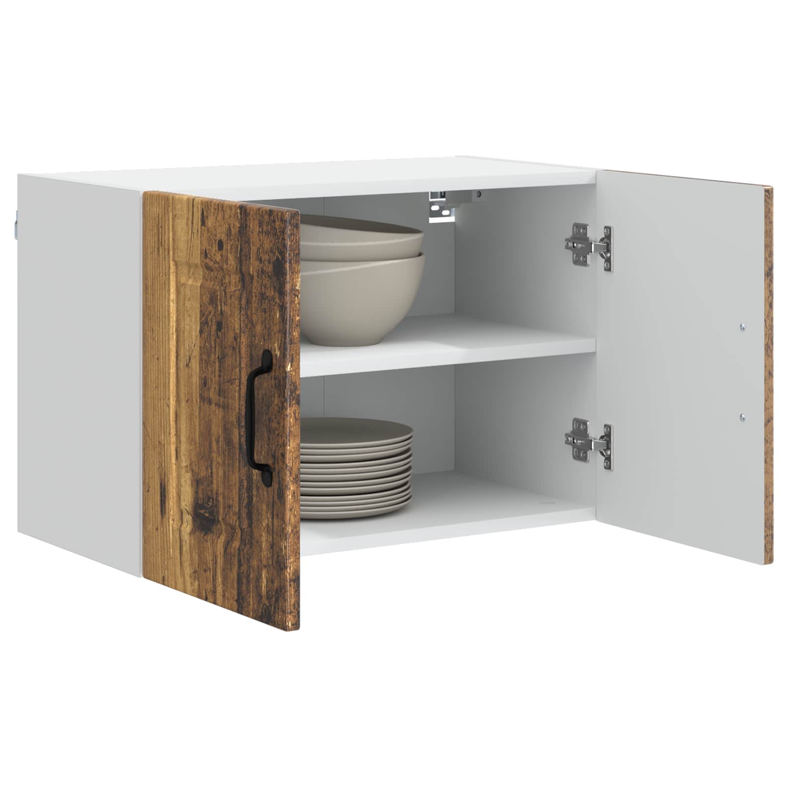 Wandschrank PORTO 2 pcs Altholz 60 x 31 x 40 cm Holzwerkstoff