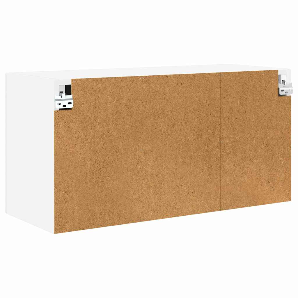 Wandschrank PORTO Weiß 80 x 31 x 40 cm Holzwerkstoff