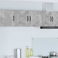 Wandschrank PORTO Beton Grau 80 x 31 x 40 cm Holzwerkstoff